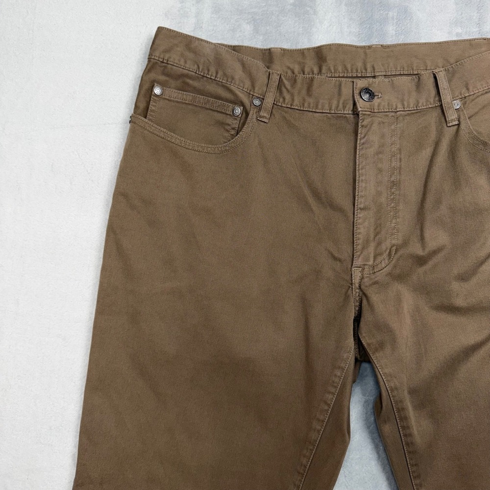 Brooks Brothers Pants Mens W38 L30 Brown 5-Pocket Straight Leg Chino 100105283 - Picture 6 of 11